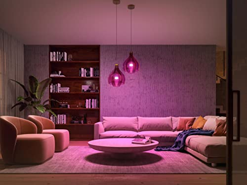 Philips Hue White & Color Ambiance E27 Doppelpack 2x806lm, dimmbar, bis zu 16 Mio. Farben, steuerbar via App, kompatibel… – Bild 6