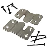 Interlocking Z Clips for Flush Mounting Pictures, Head Boards, & Wall Panels - 10 Pair