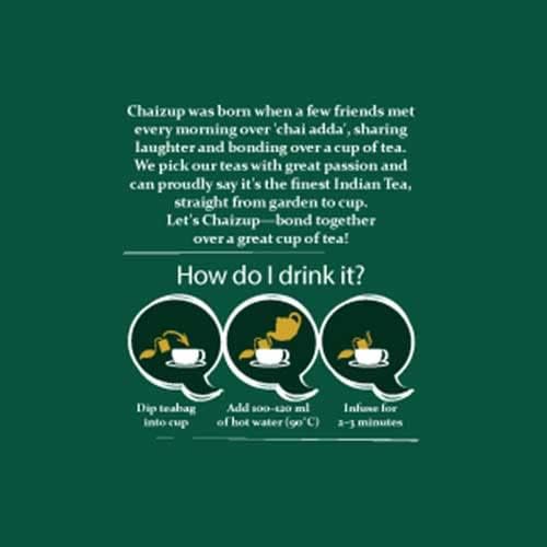 Image of Chaizup Premium Darjeeling Black Tea - 75 Tea Bags | Darjeeling Black Tea | 75 Servings | 225g (Pack of 3)