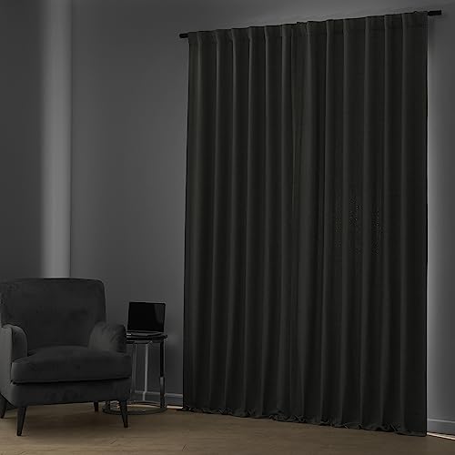 HPD Half Price Drapes Bellino Room Darkening Curtains 96 Inches Long Curtains for Bedroom & Living Room (1 Panel), 50W x 96L - Image 4