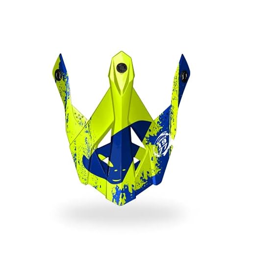 UFO Visière Intrepid Bleu/Jaune Fluo