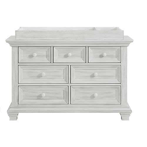 Image of Oxford Baby Weston Changing Topper for 7-Drawer Dresser, Vintage White