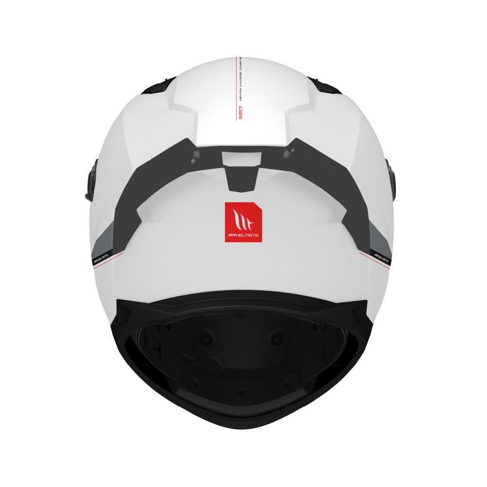 MT Helmets Braker SV, Casco Moto Integral Deportivo, Visor Solar Retráctil, Pantalla de Extracción Rápida Patentada, Spoiler Aerodinámico y Preparado Intercomunicador UCS, Homologado ECE 22.06 & DOT