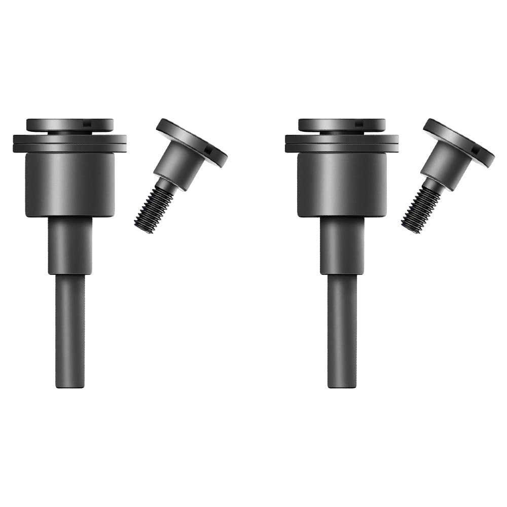 BIHOO Mounting Mandrel 3/8" & 1/4" Arbor Hole for Cut-Off Wheel 1/4" Shaft for Die Grinder Rotary Tool-2Pack