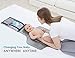 Portable Baby Diaper Changing Pad - YEAHOME Waterproof Travel Changing Table Pad for Newborn, Extended Cushioned Changing Mat with Head Pillow and Baby Stuff Pockets, Baby Shower Gifts