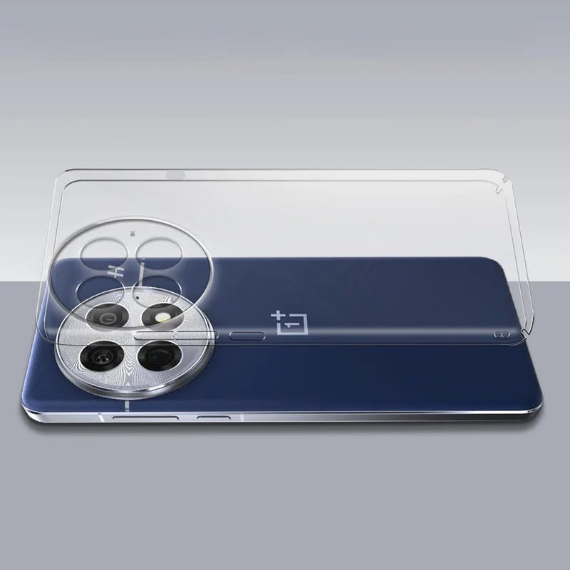 Image of DIZORO Compatible with Oneplus 13r 5G Back Cover Case Clear,[ Anti Yellow ][Military Grade Protection] Hard PC Back Cover Transparent
