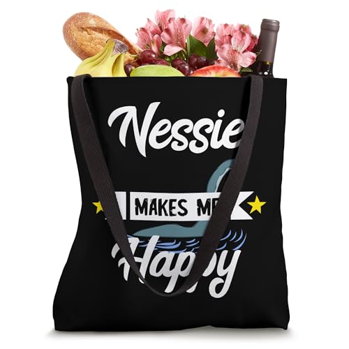 Nessie Macht Mich Glücklich Irish Monster Loch Ness Tote Bag miniatura 4