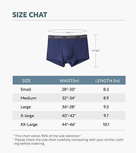 David Archy Mens Boxer Briefs Support Pouch Underwear Mid Rise 4-Pack #TOP5