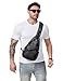 MEDTOGS Skull Sling Bag,Victorian Gothic Sling Backpack Black Crossbody Bag Men Casual Shoulder Daypack for Women Men Lightweight Travel Hiking Gym
