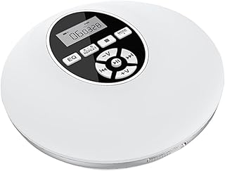 UKCOCO Playfoh 1Pc CD Player CD Player Para Carro Walkman CD Player Playsoh Mp3 Media Player Plástico Branco Multifuncional CD Player Anti-Salto CD Player Criativo Sem Bateria Playsoh