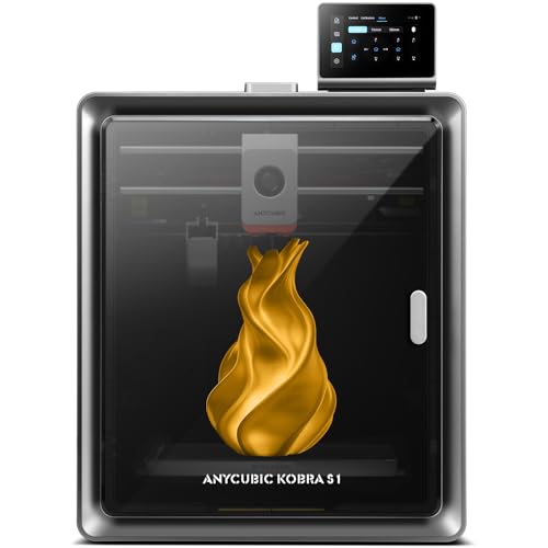 Anycubic Kobra S1 3D-Drucker, 600mm/s Hochgeschwindigkeitsdruck, AI-Überwachung, 320°C Hotend mit...