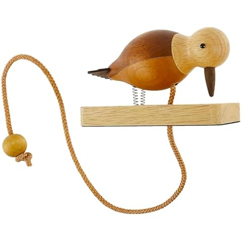 Deuson Woodpecker Door Knocker with Pull Rope Cover