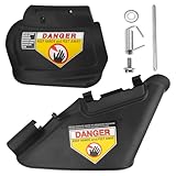 MWEDP 731-07131 987-02516A Side Discharge Chute & Hinged Mulch Plug Compatible with MTD Craftsman 21' Hand Pushed Lawn Mower, Fits TB110, TB130, TB200, TB230.