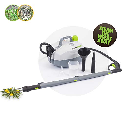 DynaSteam DS2000-WGS Multipurpose Steam Weeder for Outdoor Gardens, Weed Killer with Ergonomic Handle and Trigger Start