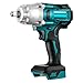 600N.M 1/2 zoll Akku Drehschlagschrauber, 18V bürstenloser Schlagschrauber Schraubenschlüssel für Makita BL1830, BL1830B, BL1840, BL1840B, BL1850, BL1850B, BL1860B