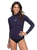 Roxy Womens Roxy™ 1Mm Syncro - Long Sleeve Wetsuit Top - Women - 4 - Blue Blue Ribbon 4