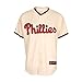 MLB Men's Philadelphia Phillies Roy Halladay Ivory Alternate Short Sleeve 6 Button Synthetic Replica Baseball Jersey by Majestic