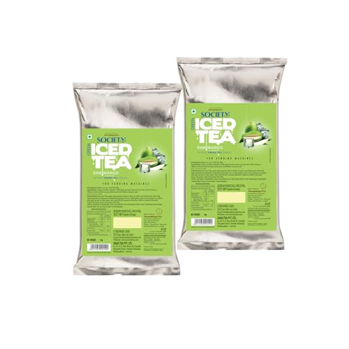 Image of Society Iced Tea | Raw Mango | Refreshing & Tasty | 1 kg | Pack of 2