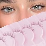 Onlya Wispy Lashes Half Lash Pack - Natural & Fluffy Eye Lashes (8MM-12MM)