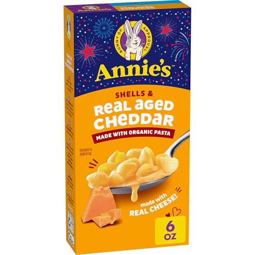 Annie's Macaroni & Fromage Coquilles & Cheddar vieilli 177 g