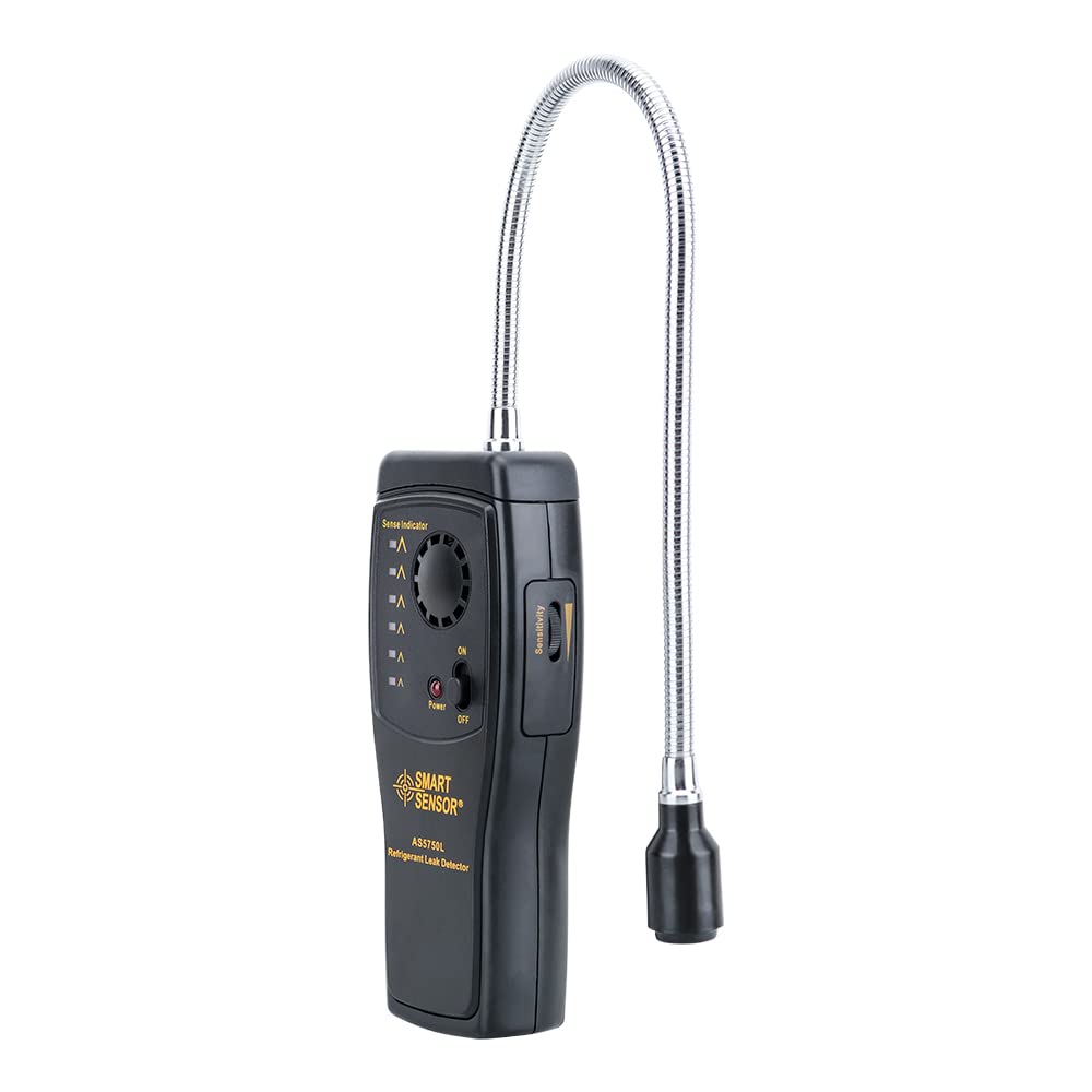 Analizador de gas Freón Probador de fugas de gas CFC, HCFC, HFCs, Halógeno, Freón Gas Detector Refrigerante, Monitor de aire acondicionado, fugas de gas