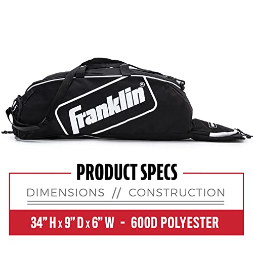 Franklin Sports Junior Equipment Bag (Black) - image 8