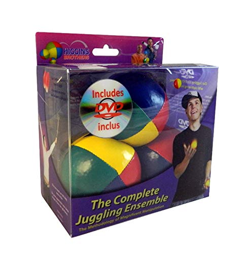 Higgins Brothers Juggling Balls set of 3 and How to Juggle DVD - The Complete Juggling Ensemble - Thumbnail 2