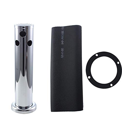 DISPENSADOR DE TORRE DE CERVEZA AJUSTABLE DE ACERO INOXIDABLE PARA BAR EN CASA (3 cabeza)