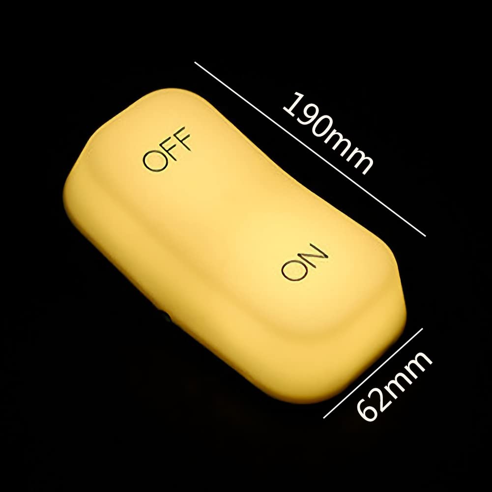 Luz Noche LED Lámpara Noche Para Guardería Touch Inalámbrico Baby Snooze Light, Lámpara De Ayuda Para Dormir, Luz Bebé, Lámpara Cabecera Dormitorio Infantil USB Recargabl,Warm light