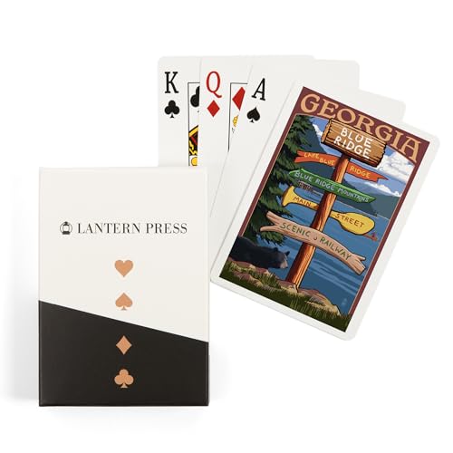 Naipes Póker Blue Ridge Georgia 52 Cartas Adultos