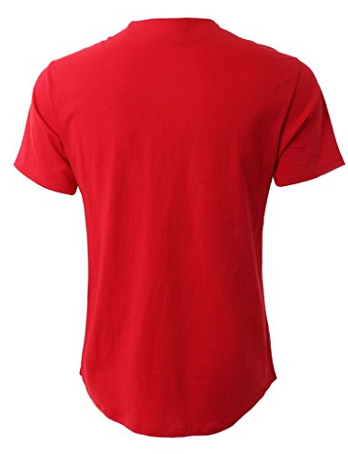 Ma Croix Camiseta de béisbol para hombre de manga corta con botones, deportiva y premium miniatura 3