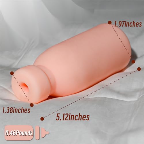 Image of Realistic Milk Bottle Male Masturbator, Pocket Pussies, Sex Dolls for Men Sexy Pleasure, Enhances Men's Pleasure Male Masturbators, Sex Toy for Adult Men's Masturbation, Flesh