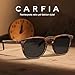CARFIA Retro Cool Acetate Polarized Sunglasses for Men UV Protection, Outdoor Fashion Driving Eyewears Male Square Sunnies