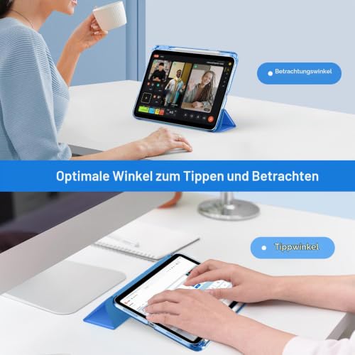 MoKo für iPad (A16) 11. Generation Hülle 11 Zoll 2025 mit Stifthalter – Ansicht 4