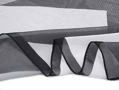 uxcell Chiffon Shawls Long Geometric Style Beach Scarf Swimwear Wrap Scarves for Women4