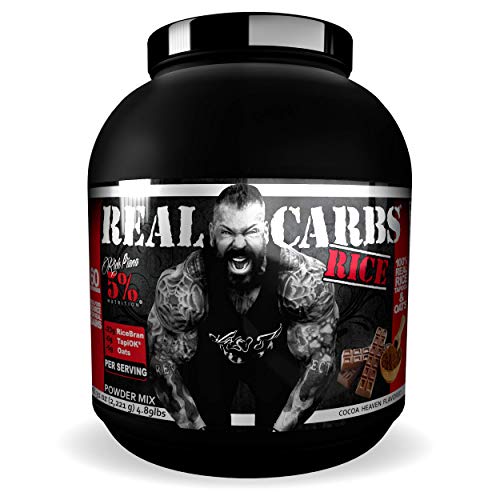 5% Nutrition - Rich Piana Real Carbs Rice Cocoa Heaven 1 Pack Zonder borg, 2220 g