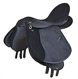 HKM Zeus Ponysattel schwarz 15,5