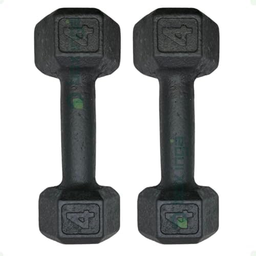 Par de Halteres Sextavado - 4 Kg