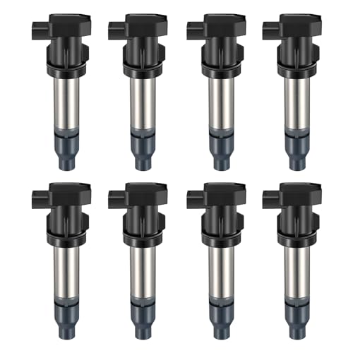 Image of BDFHYK Ignition Coil Pack Set of 8 Compatible with Buick 07-11 Lucerne, Compatible with Cadillac 07-11 DTS,07-09 SRX, 07-10 STS, 07-09 XLR 4.4L 4.6L V8 Replacement for UF543 12597745 GN10453 48720