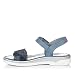 RIPOSELLA 40732 Sandalia Trenza Piel Mujer Azul 40