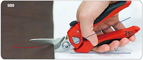 Miniatura 2 de Tijeras de borde angulado multiusos con resorte profesional de 8 pulgadas