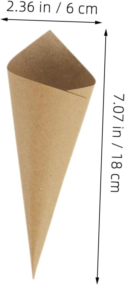 90pcs Craft Paper Petal Cones Wedding Confetti Holder for Petals Bouquets Candies and Projects for Parties and Celebrations