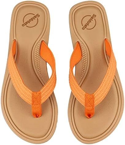 Saidoteto Women's Flip Flops Flat Sandal Casual Summer Thongs Com...