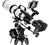 Viene con oculares K20mm y K10mm. El buscador de 5x24 facilita la localización de objetos.