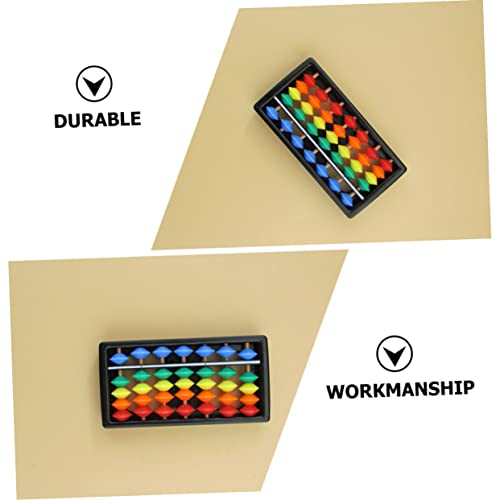 SAFIGLE 7 Engrenagens Ábaco Ábaco Para Bop It Educação Infantil 12 Peças Estudantes Calculando Ábaco