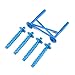 Losi Rear Body Support and Body Posts Blue LMT LOS241051 Electric Car/Truck Option Parts