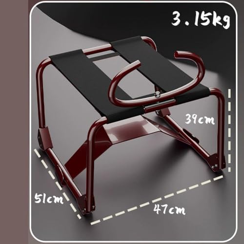 Chaise extra haute pour petits espaces, assise élastique et rangement facile