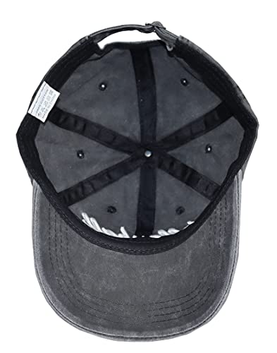 Gorra de béisbol para mujer ajustable y bordada miniatura 5