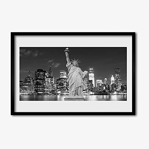 Cadre en MDF avec affiche Statue de la Liberté Tulup 60x40 cm de qualité