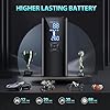 Tire Inflator Portable Air Compressor, 2X Faster Inflation Portable Air Pump with Digital Pressure Gauge & LED Light, 150PSI Tire Pump for Car, Motorcycle, Bicycle, Ball and More #2